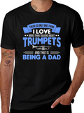 Trumpet Dad T-Shirt - Musician Father Gift