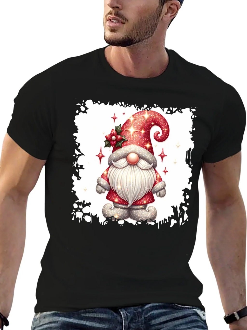 Christmas Gnome T-Shirt Festive Holiday Style