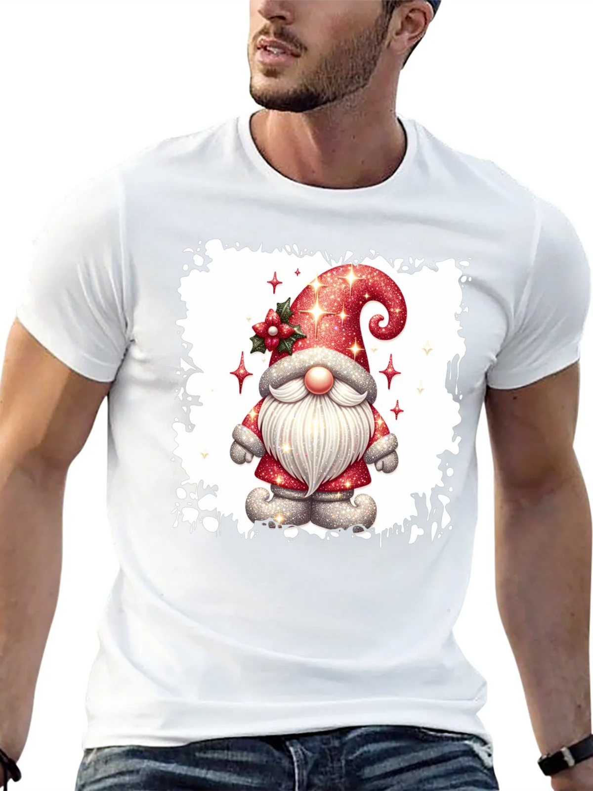 Christmas Gnome T-Shirt Festive Holiday Style