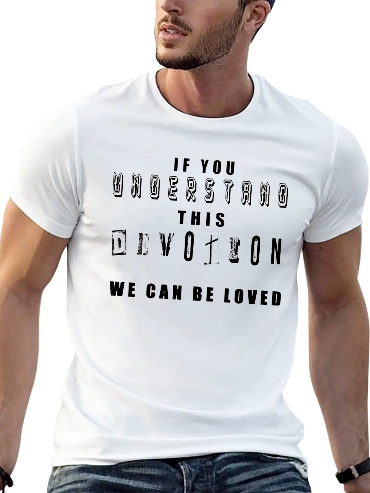 Devotion Graphic T-Shirt - Unisex Black Tee