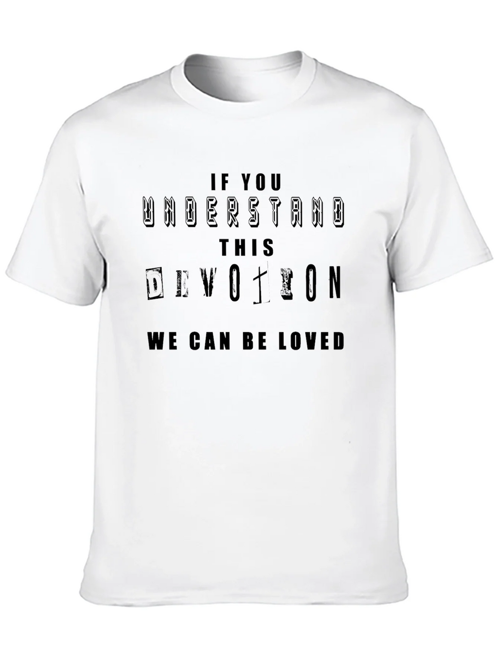 Devotion Graphic T-Shirt - Unisex Black Tee