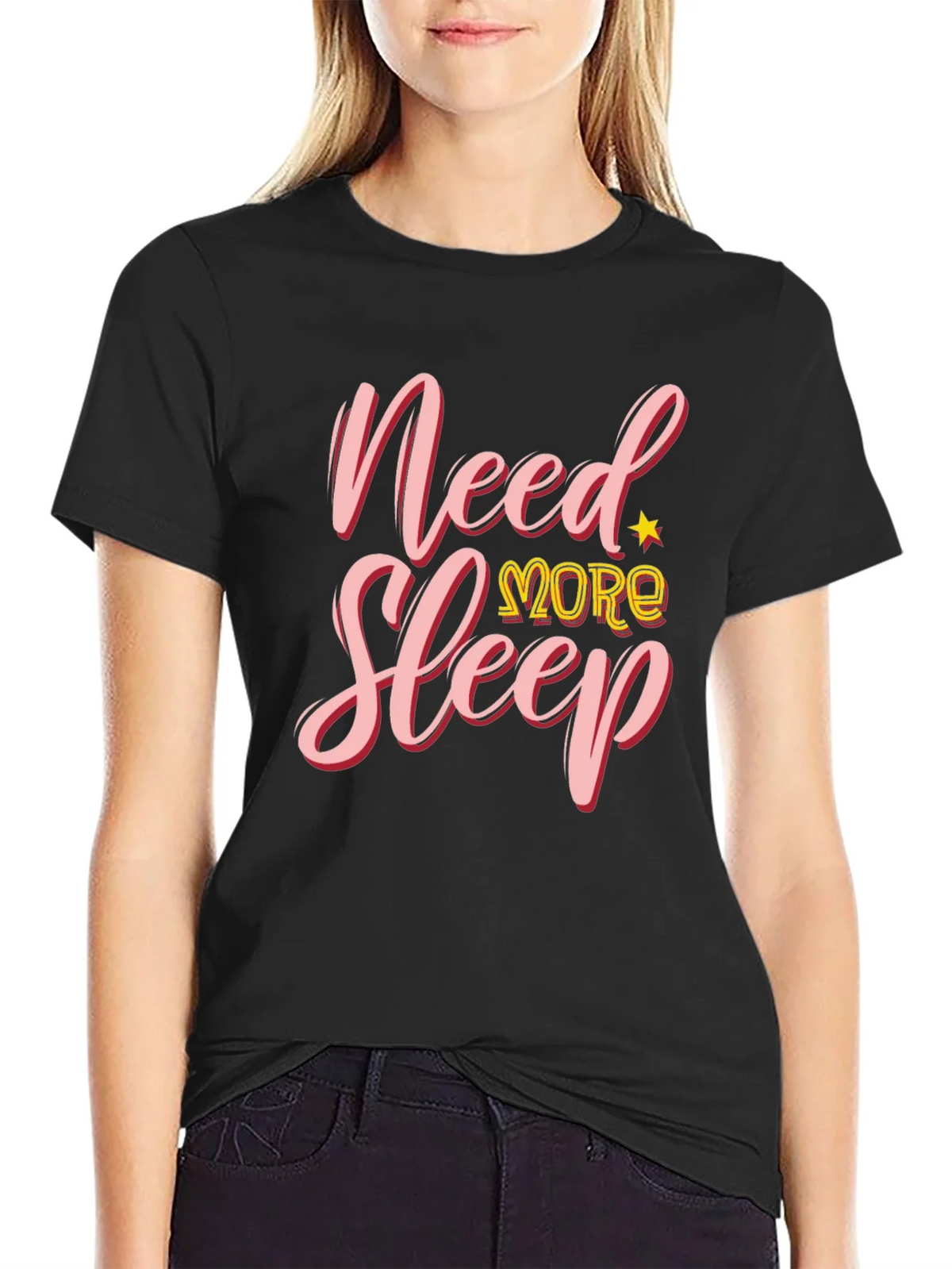 Need More Sleep T-Shirt - Funny Sleepy Graphic Tee