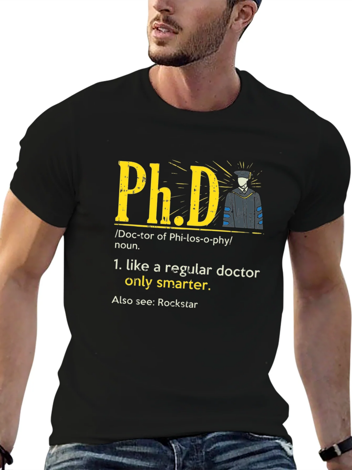 Funny PhD Definition T-Shirt