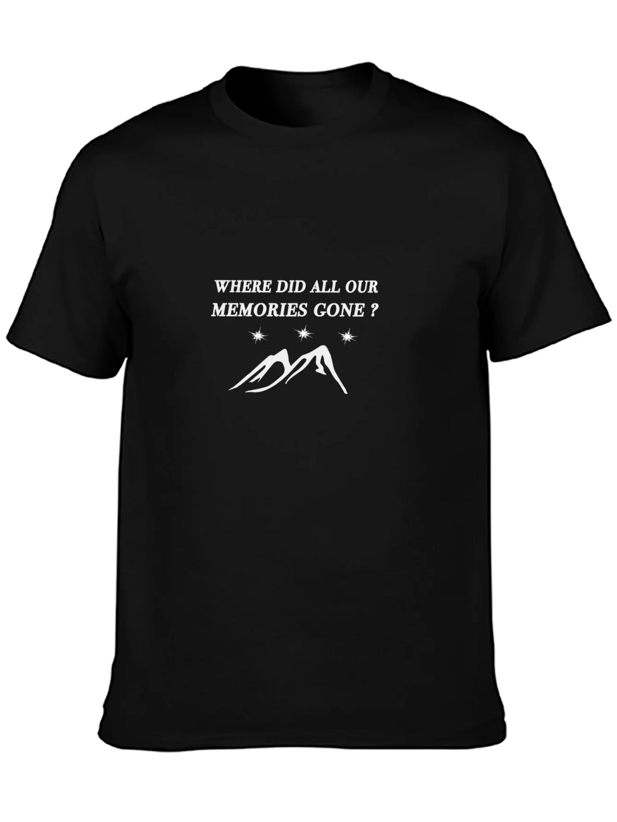 Memories Gone Graphic Tee - Black T-Shirt