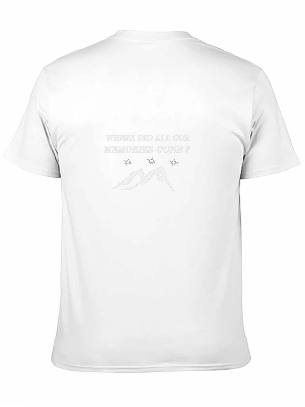 Memories Gone Graphic Tee - Black T-Shirt