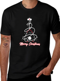 Medical Christmas T-Shirt - Nurse Stethoscope Holiday Tee