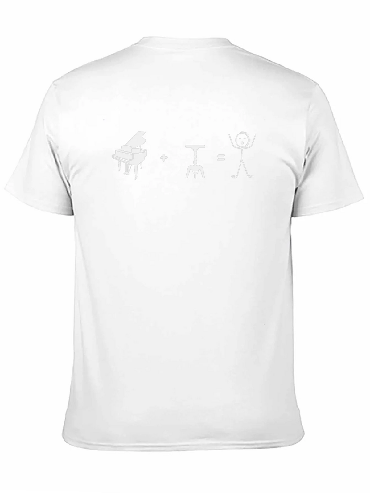 Piano + Wine = Happiness Graphic Tee