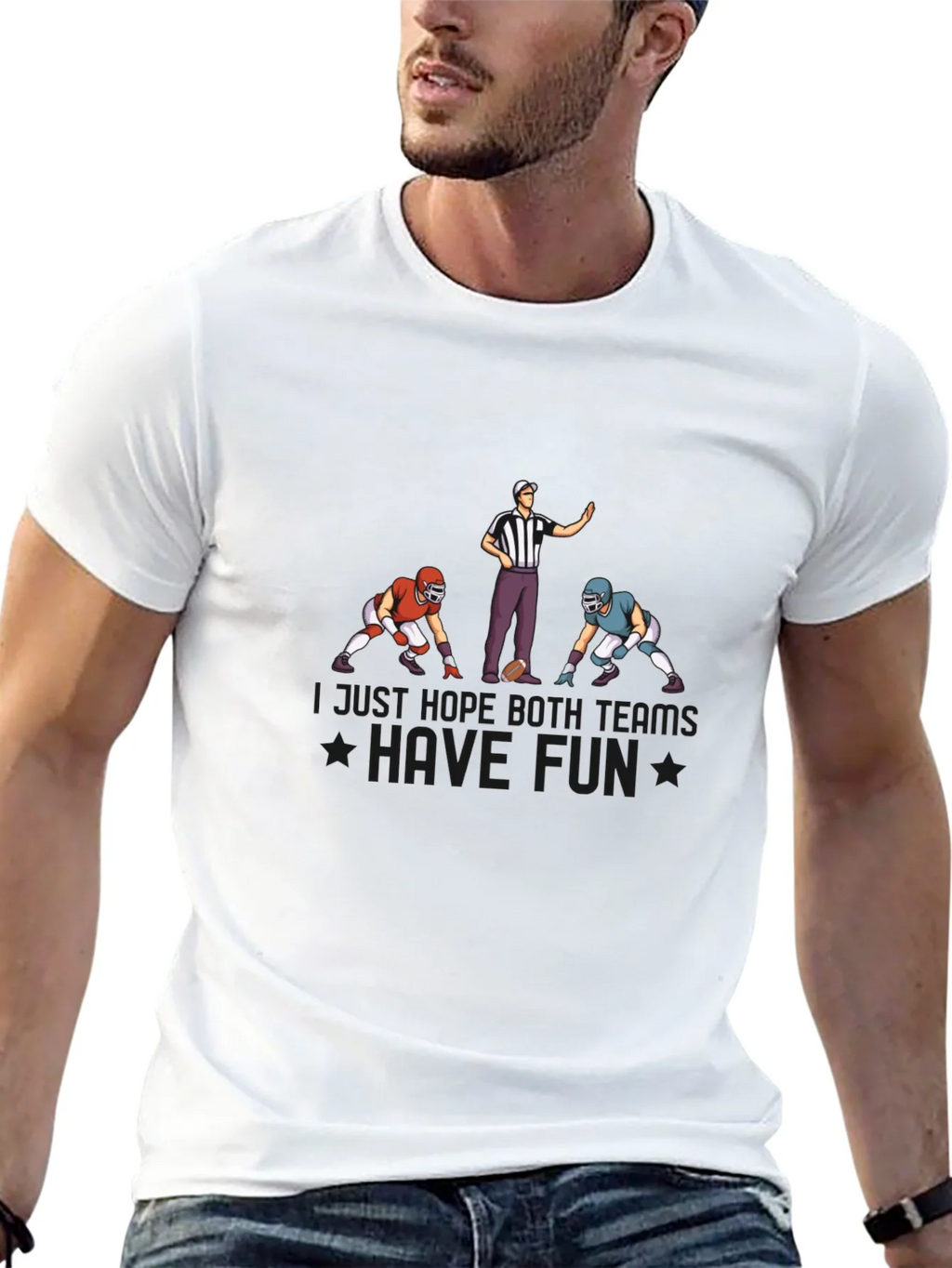 Football Referee Humor Graphic T-Shirt