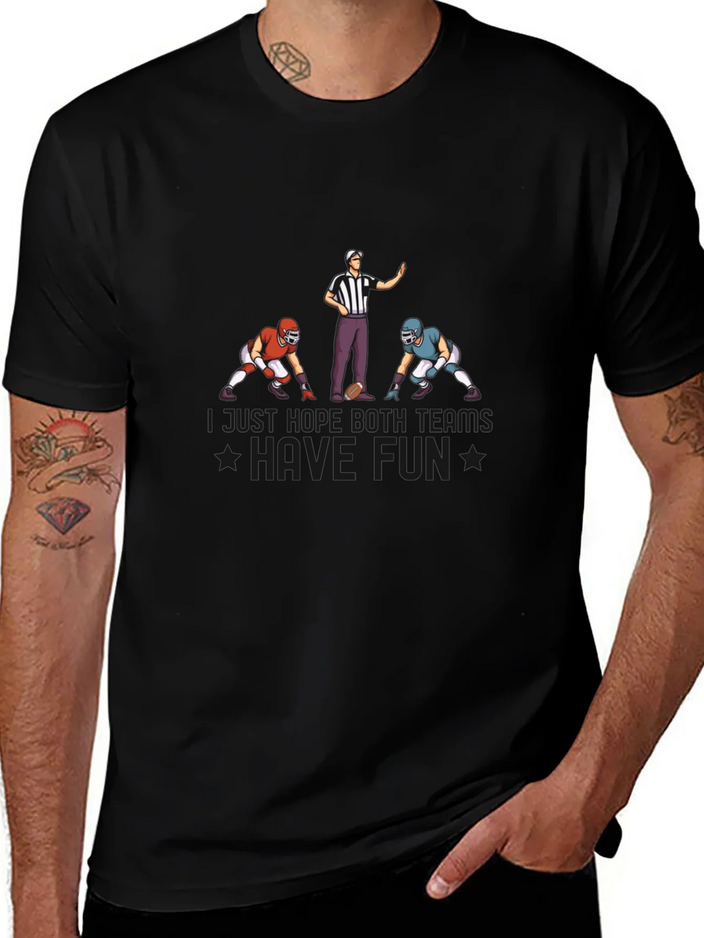 Football Referee Humor Graphic T-Shirt