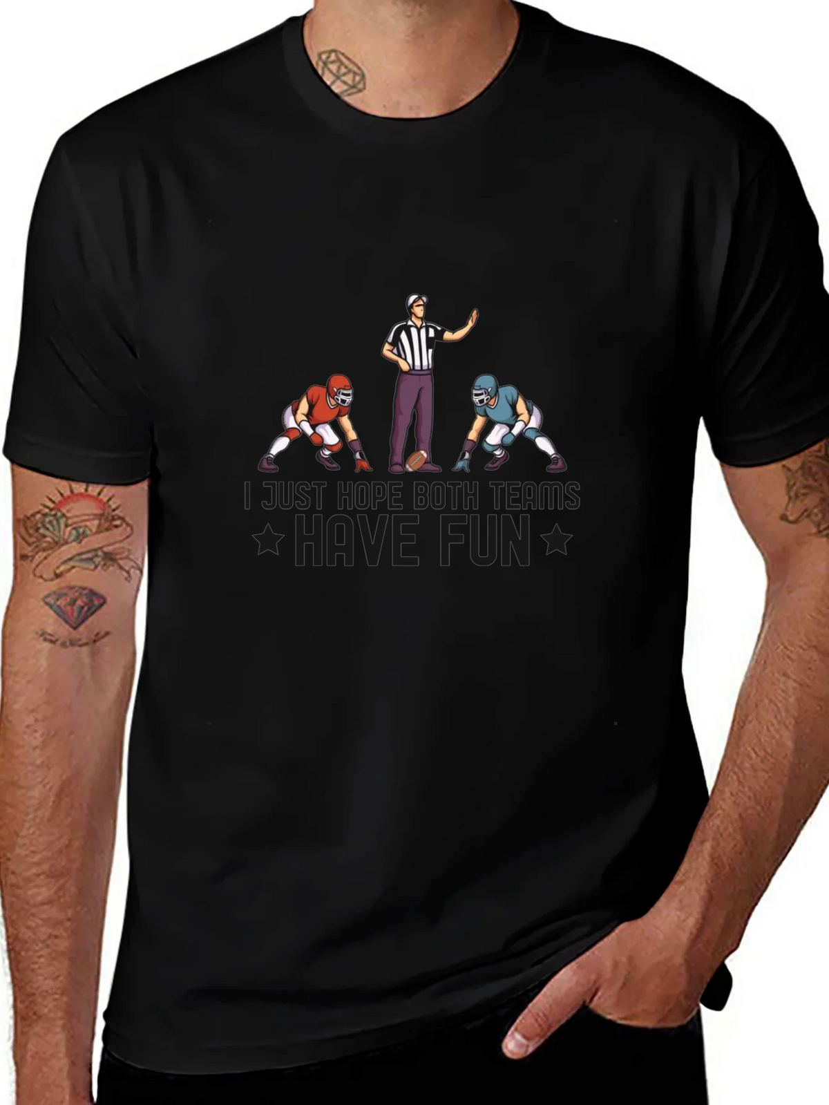 Football Referee Humor Graphic T-Shirt