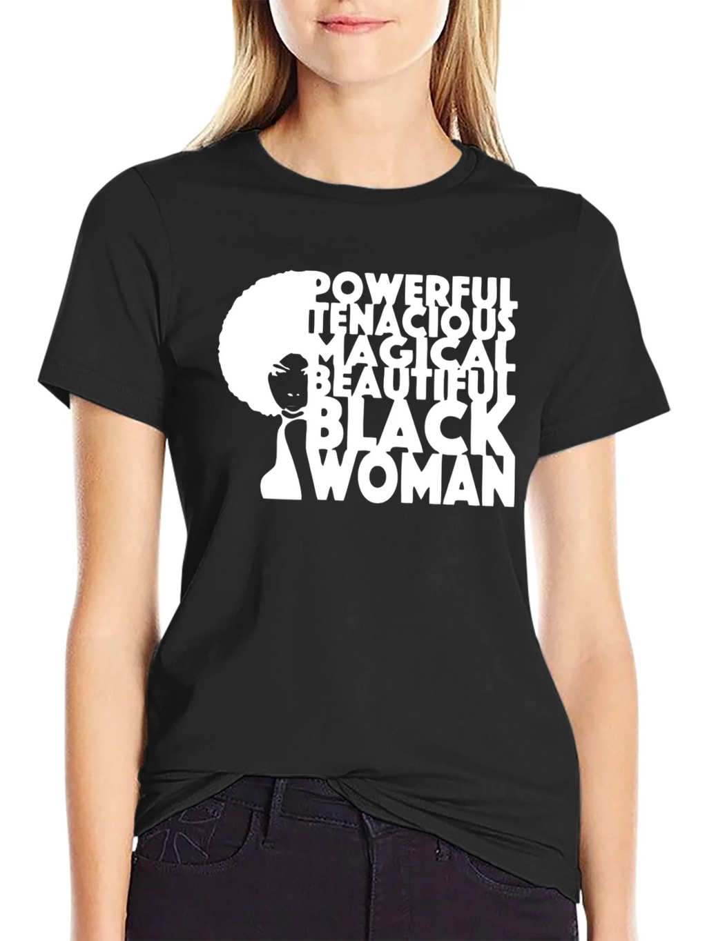 Powerful Black Woman Graphic Tee