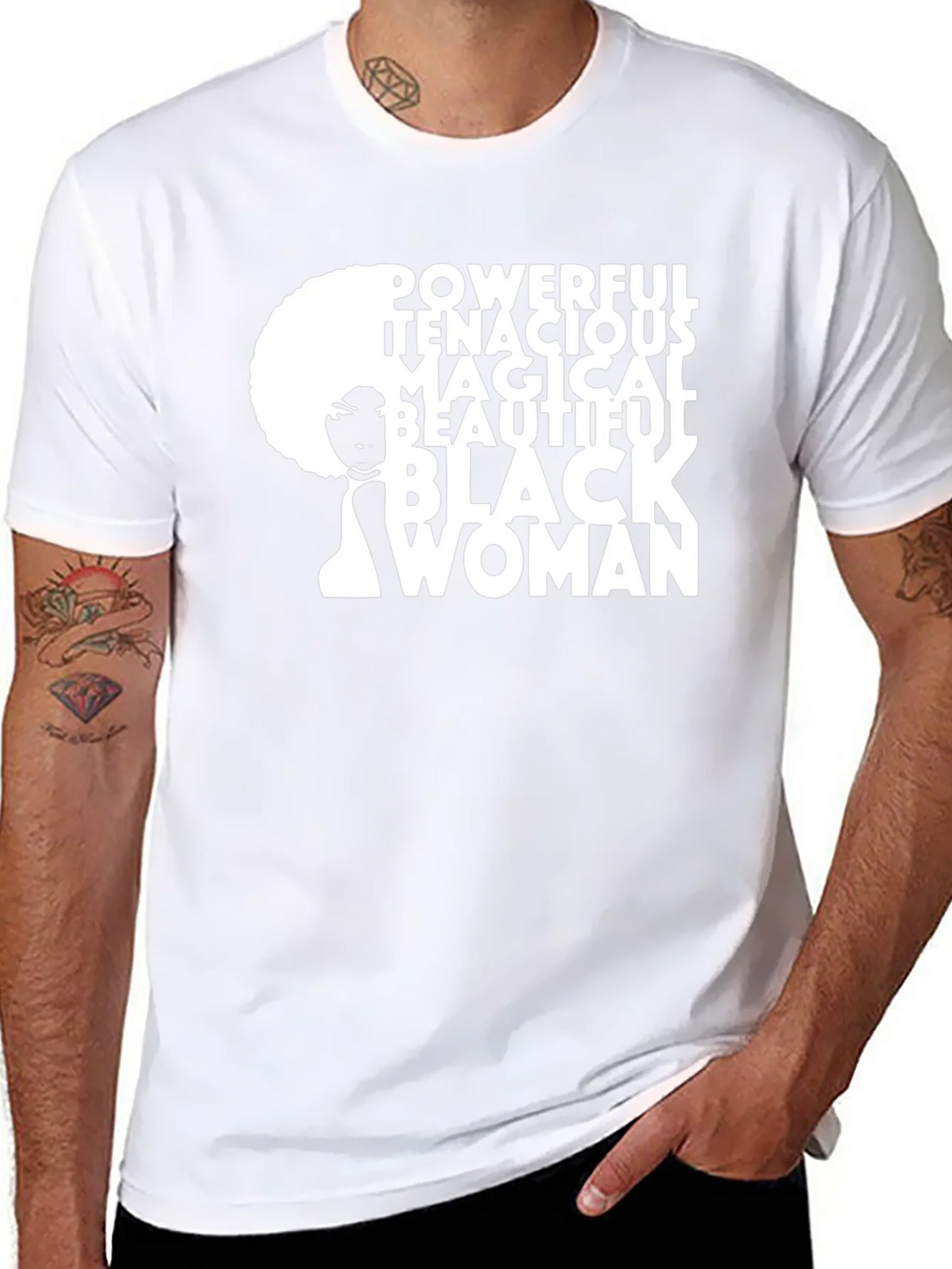 Powerful Black Woman Graphic Tee