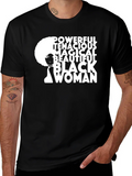 Powerful Black Woman Graphic Tee