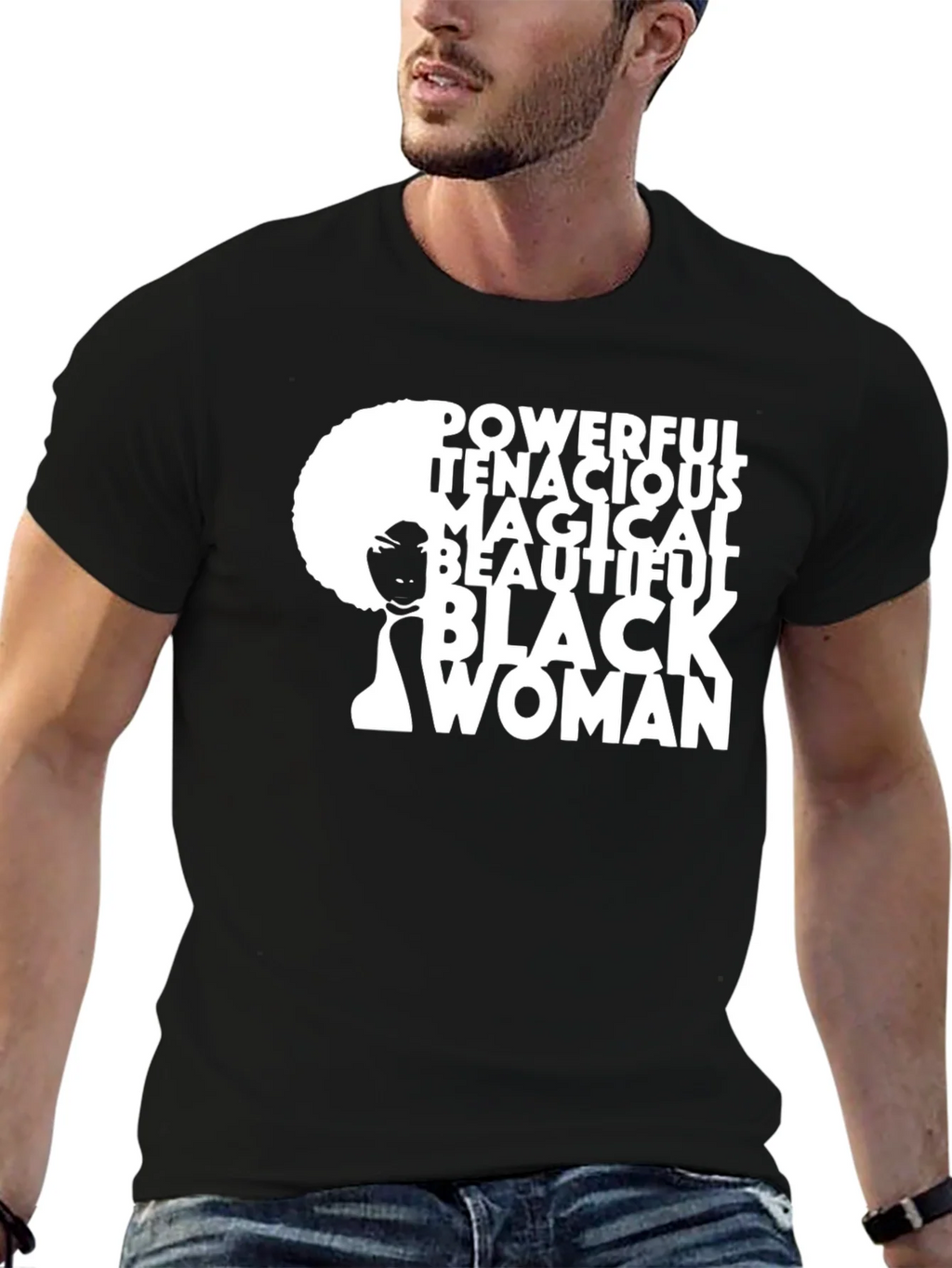 Powerful Black Woman Graphic Tee