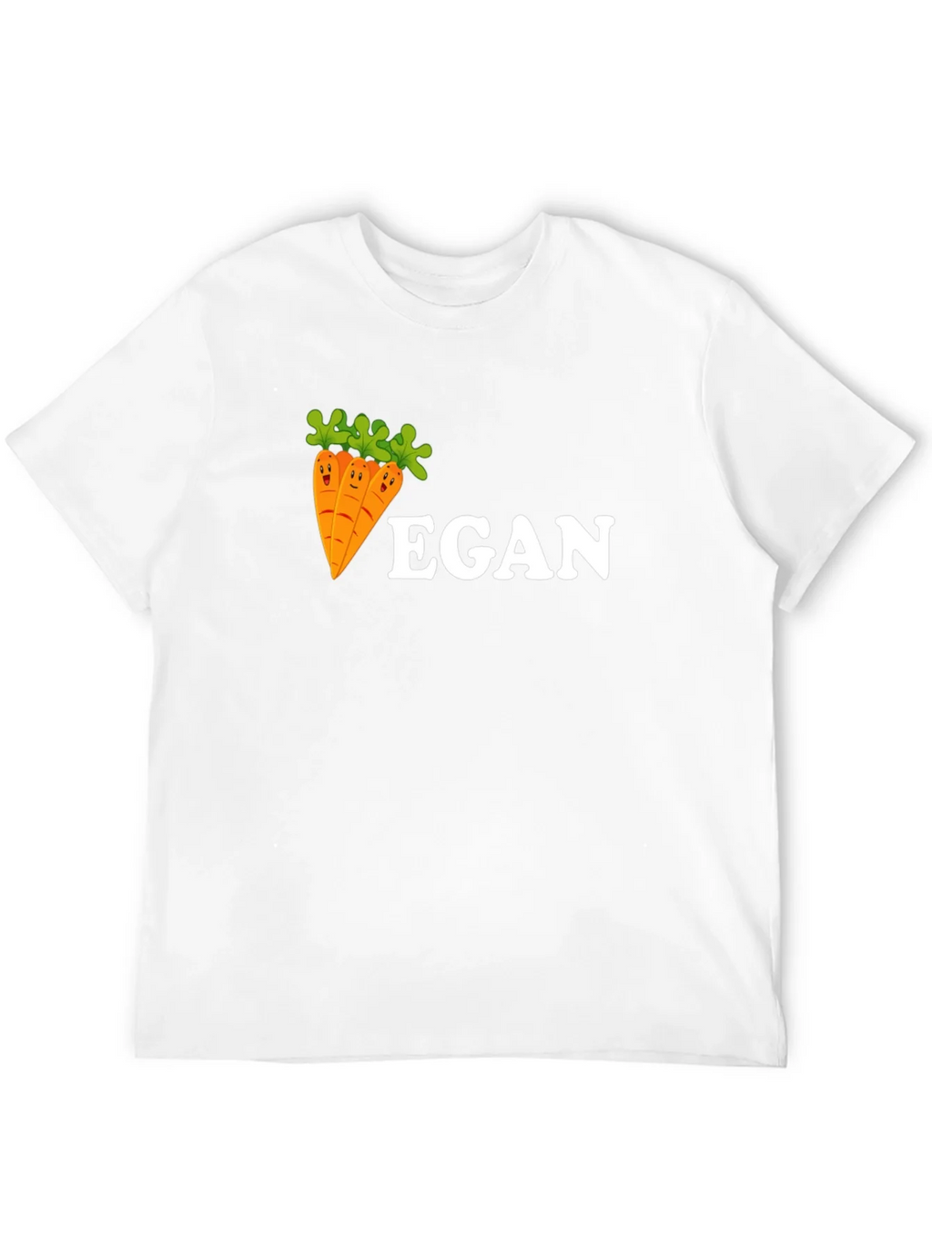 Vegan Carrot Cartoon T-Shirt
