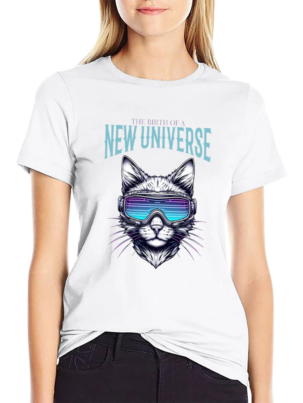 New Universe Cat T-Shirt