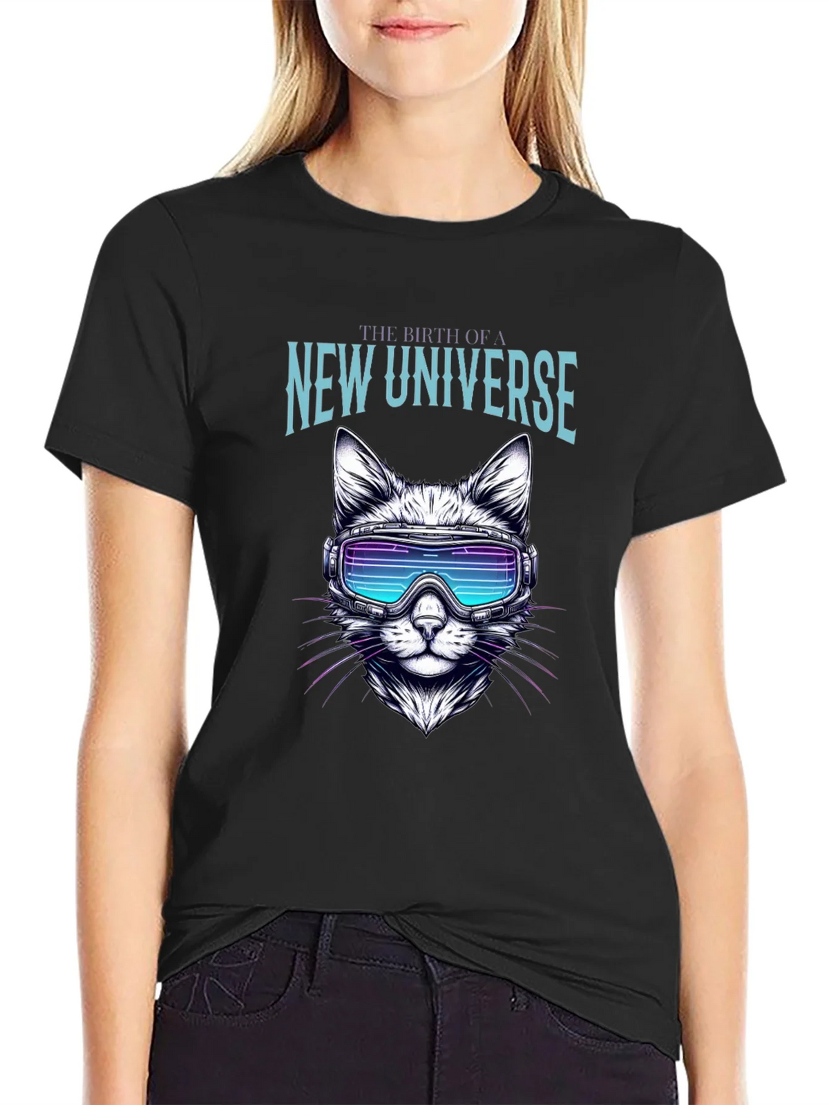 New Universe Cat T-Shirt