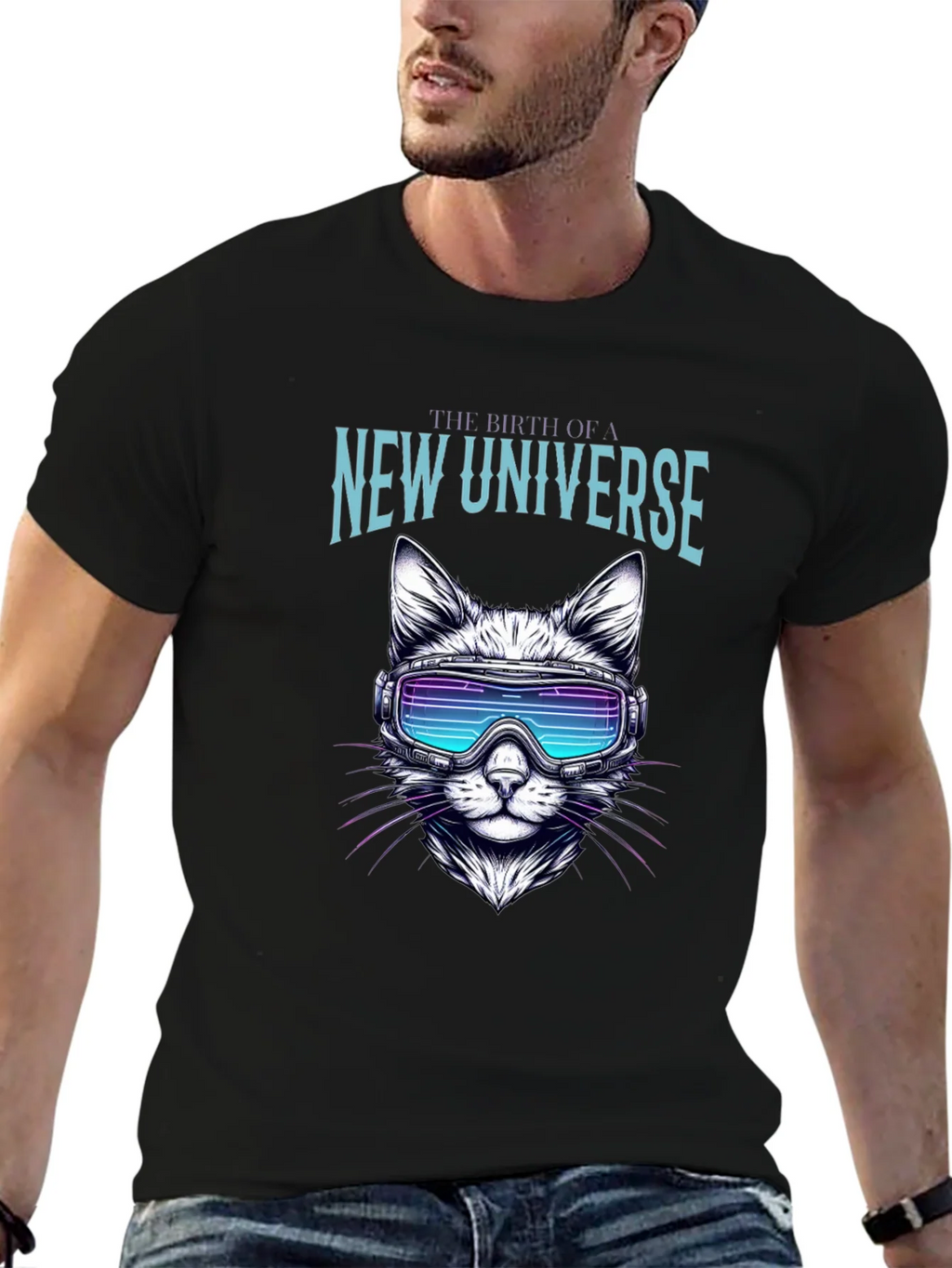 New Universe Cat T-Shirt