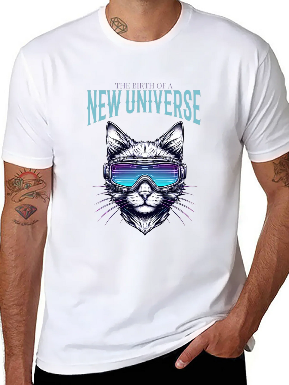 New Universe Cat T-Shirt