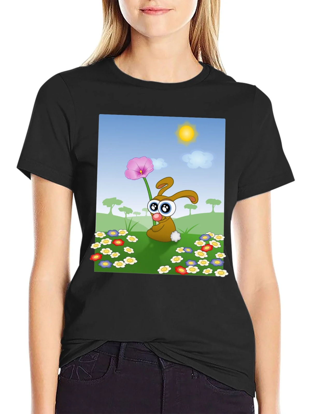 Cartoon Bunny T-Shirt