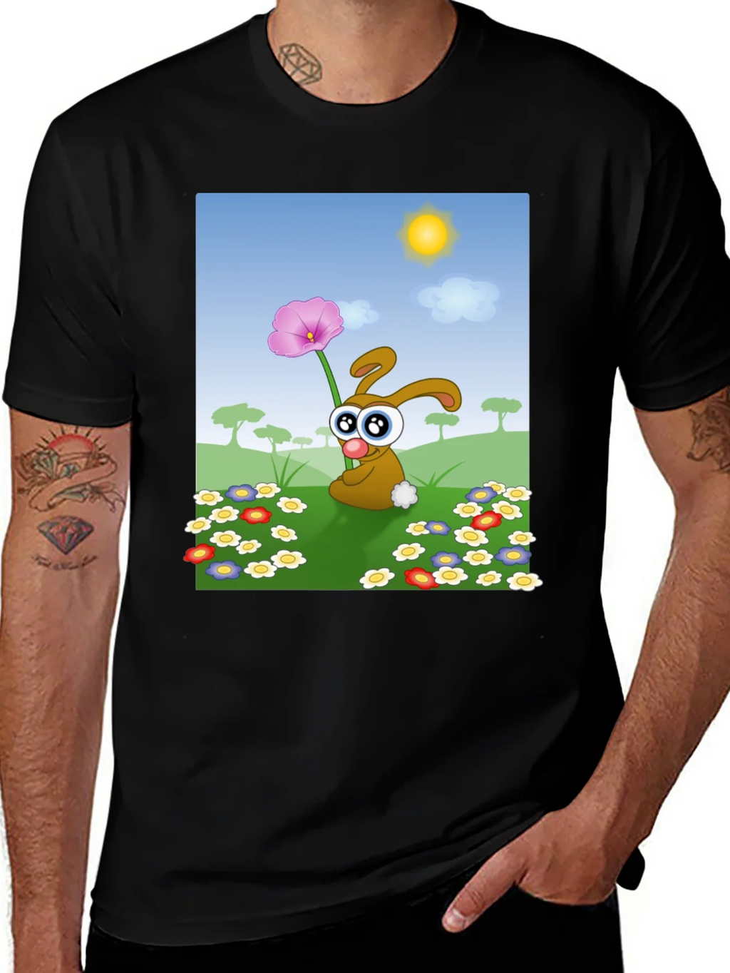 Cartoon Bunny T-Shirt