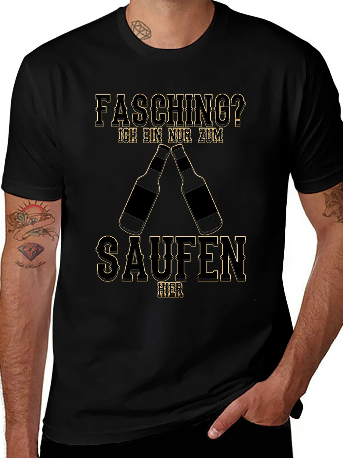 Fasching Saufen T-Shirt