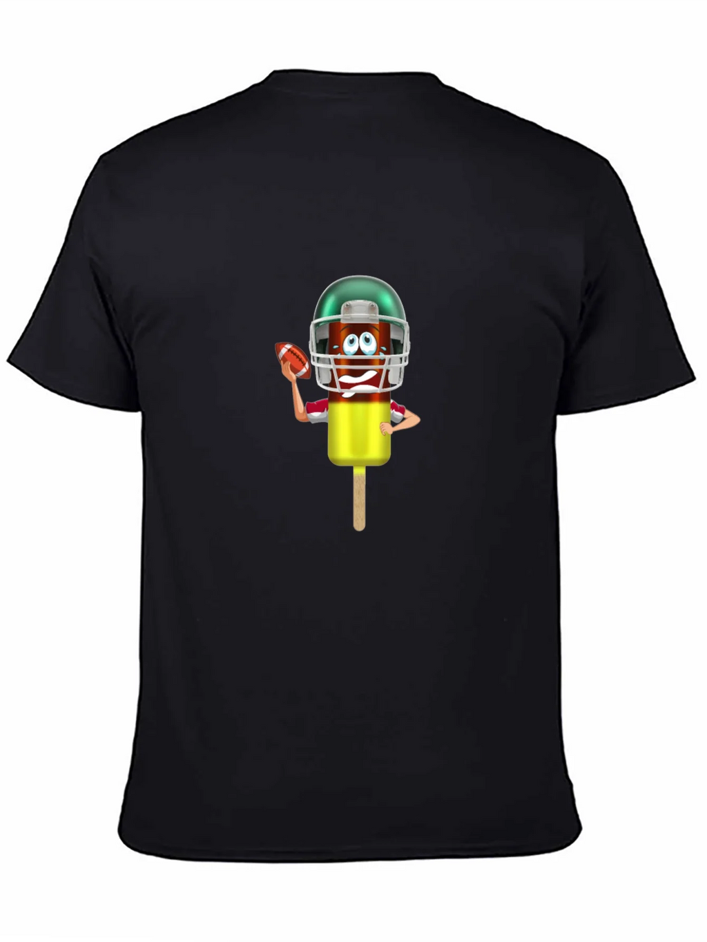 Football Ice Cream Character Graphic T-Shirt