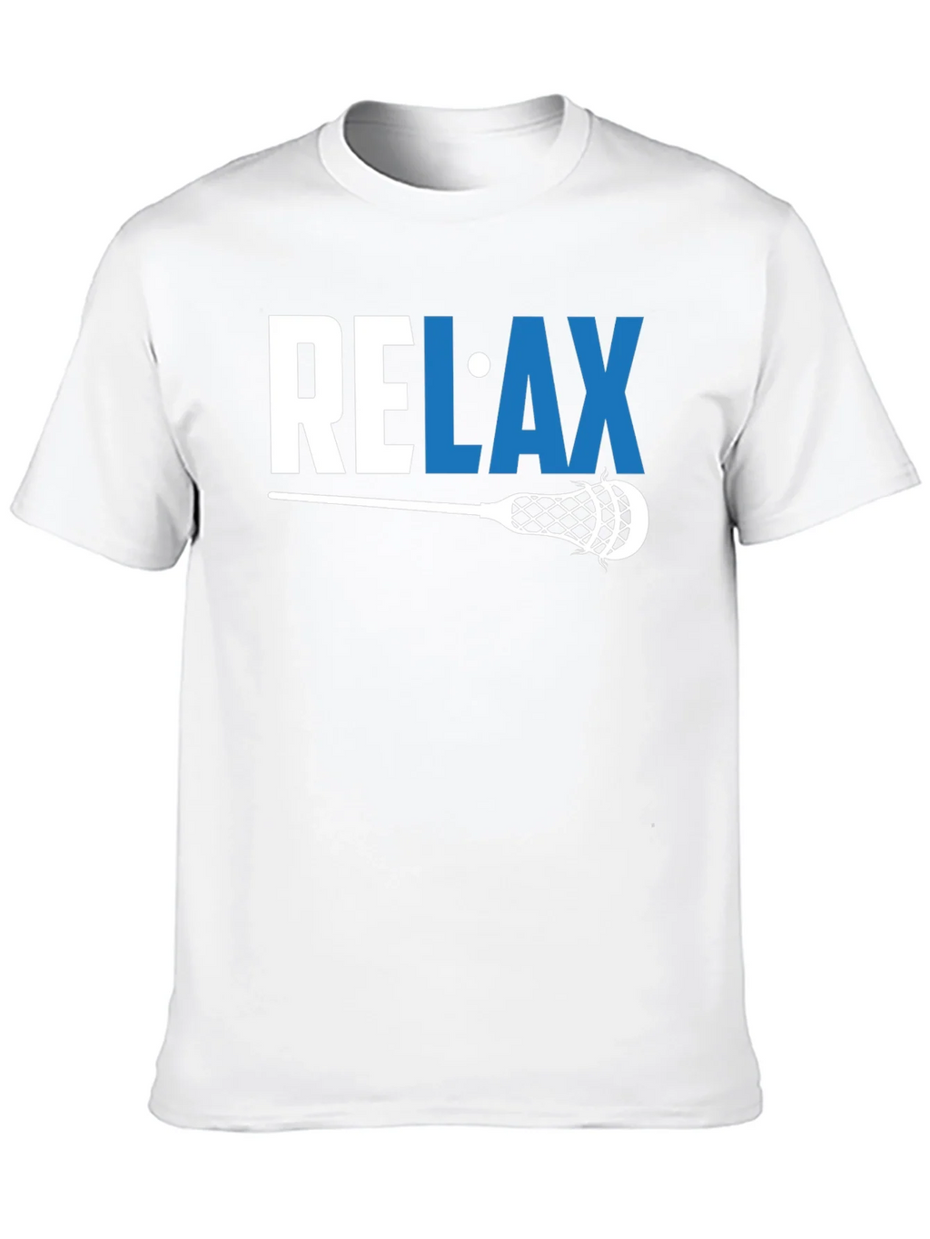Relax Lacrosse Graphic Tee - Mens Black T-Shirt