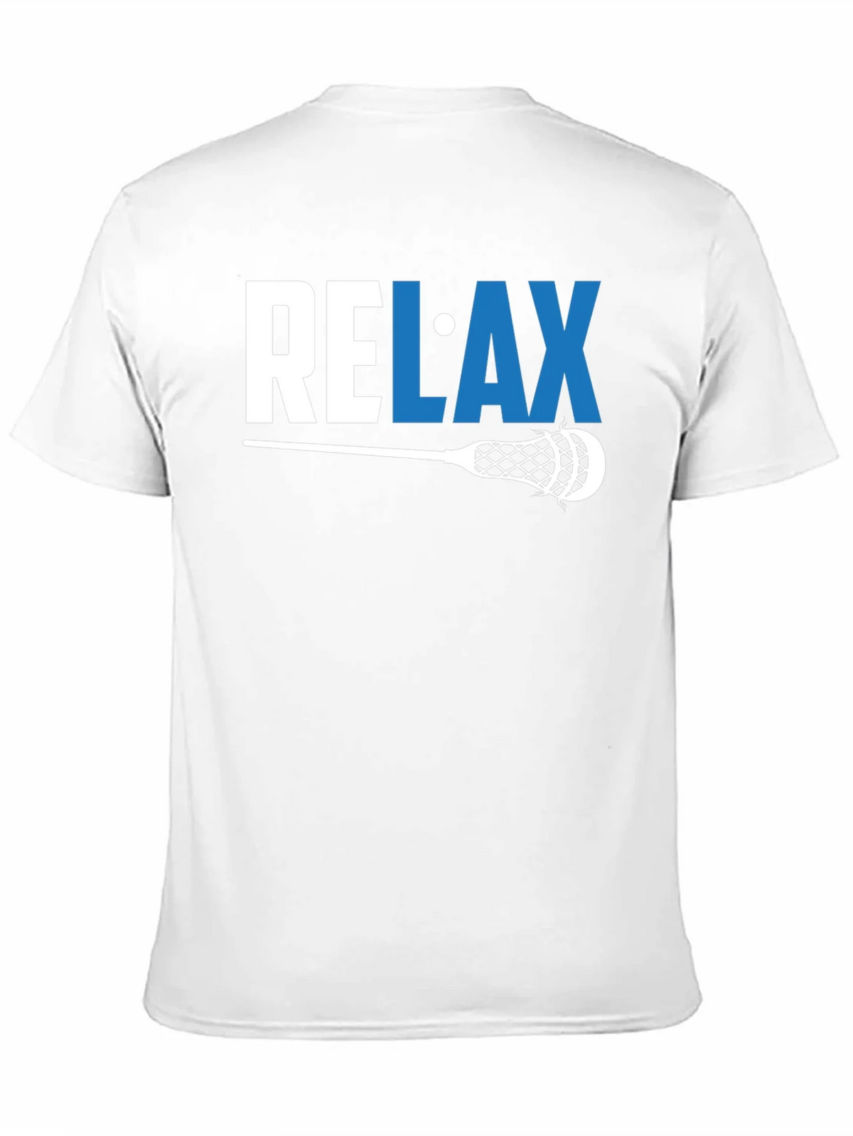 Relax Lacrosse Graphic Tee - Mens Black T-Shirt