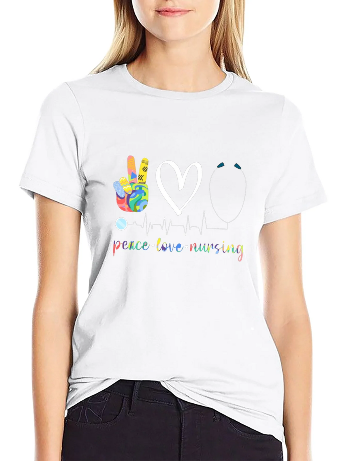 Peace Love Nursing T-Shirt
