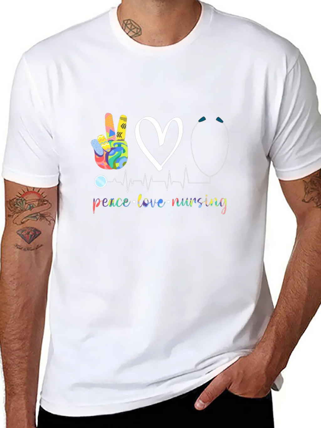 Peace Love Nursing T-Shirt