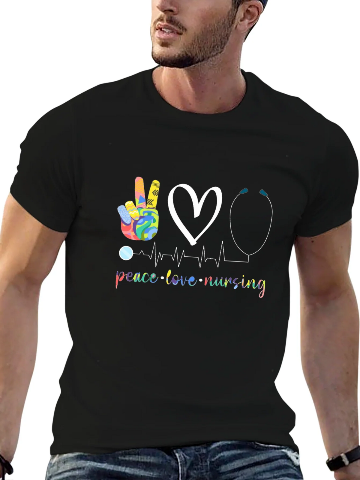 Peace Love Nursing T-Shirt