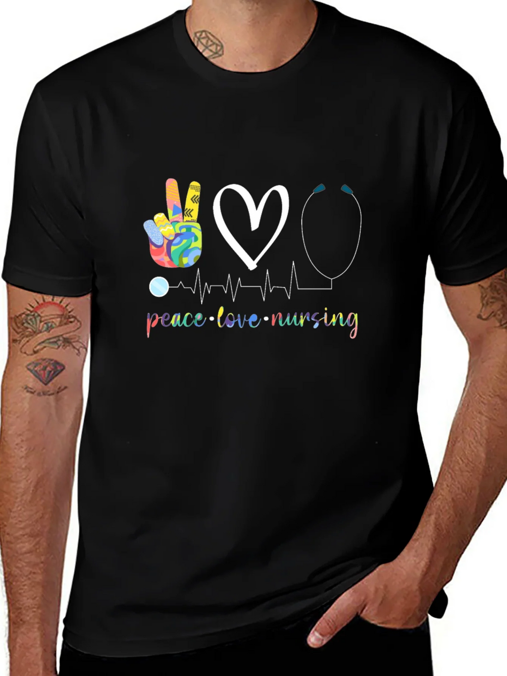 Peace Love Nursing T-Shirt