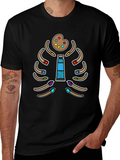 Artist Skeleton Rib Cage T-Shirt - Painting Passion