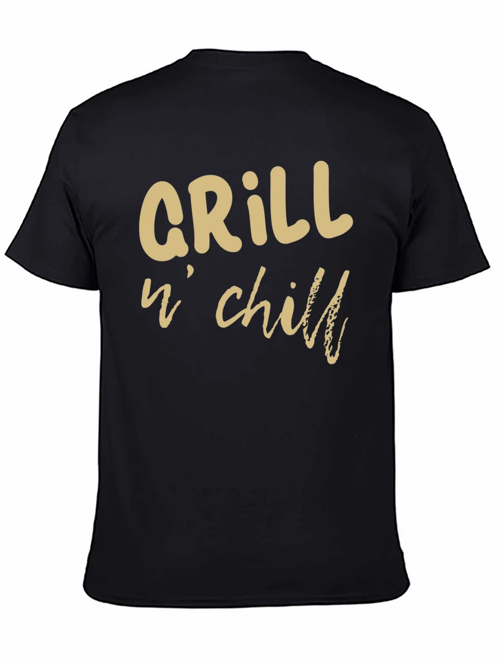 Grill n Chill Graphic T-Shirt - Black