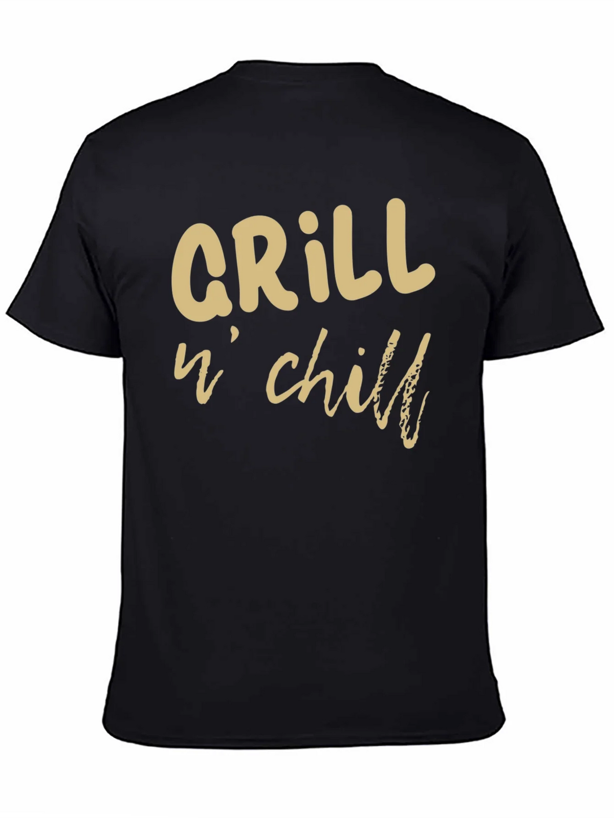 Grill n Chill Graphic T-Shirt - Black