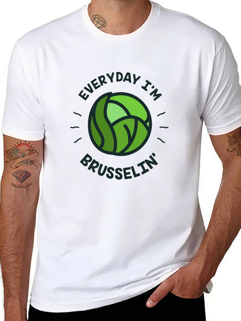 Everyday Im Brusselsin T-Shirt - Novelty Tee