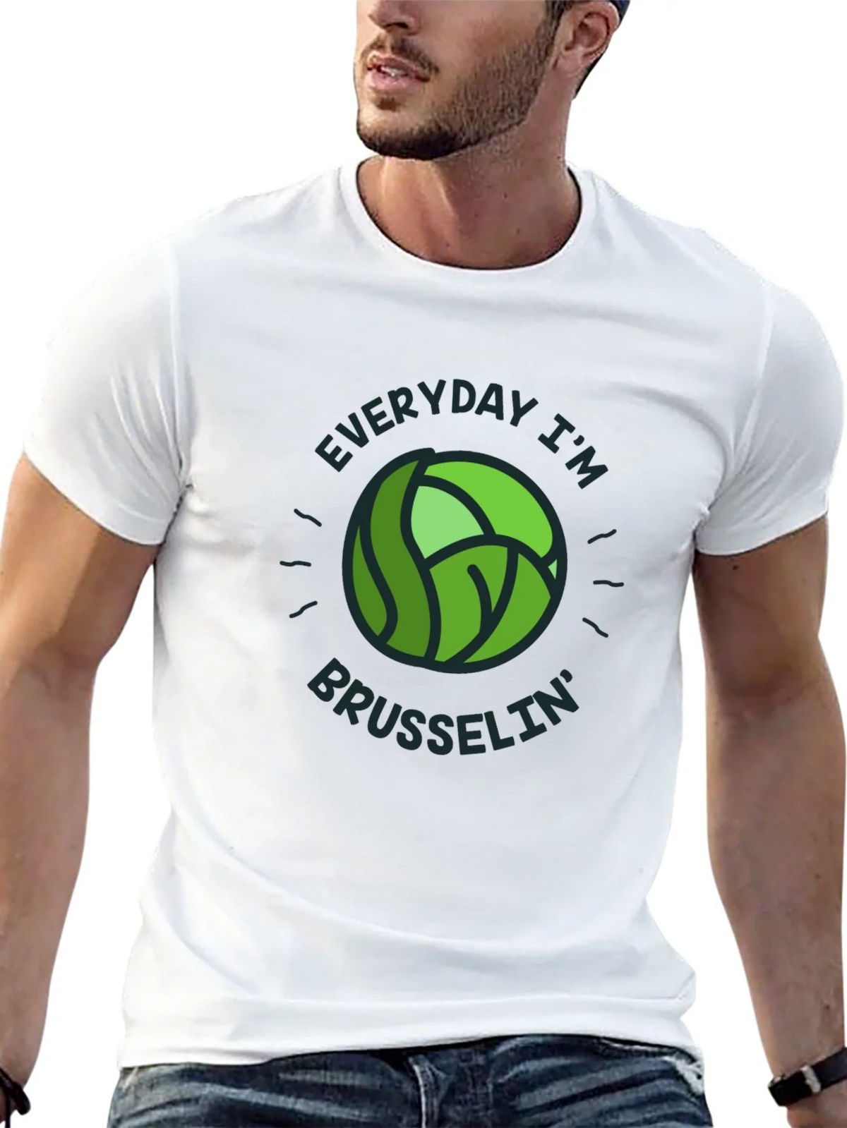 Everyday Im Brusselsin T-Shirt - Novelty Tee