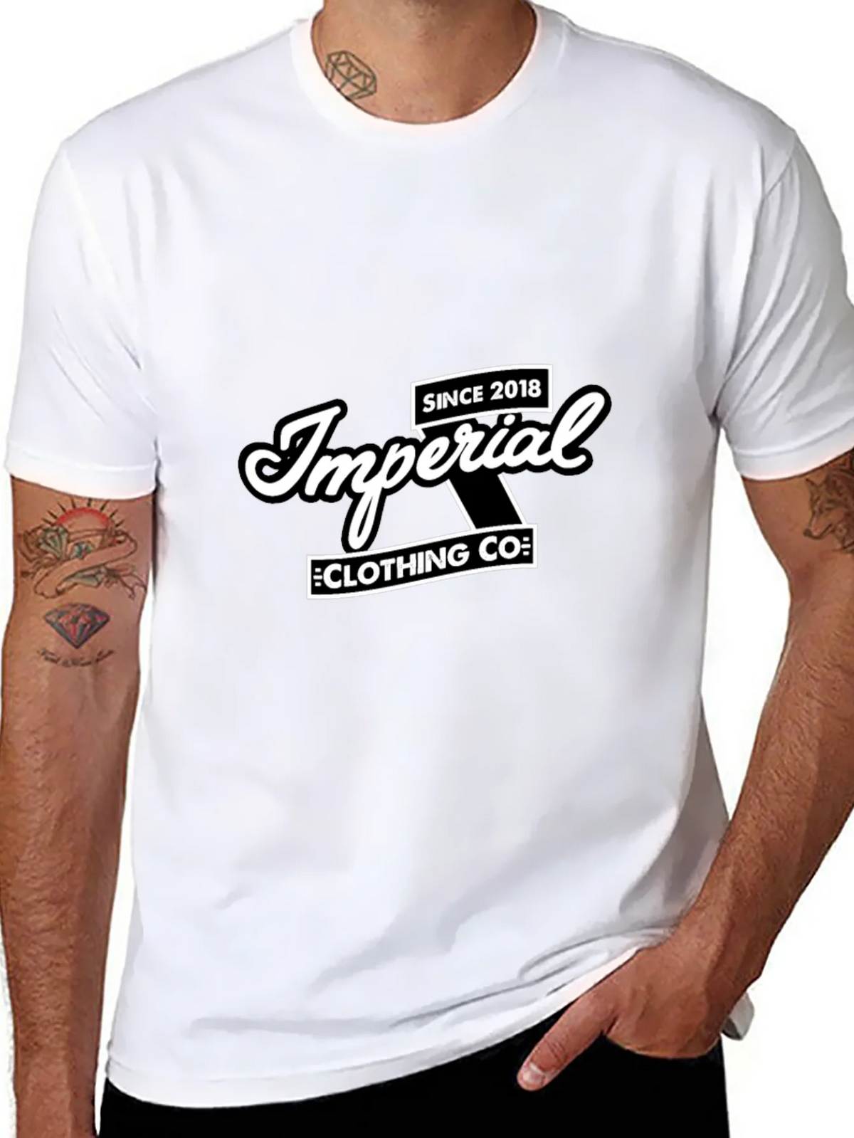 Imperial Clothing Co. Black Graphic Tee
