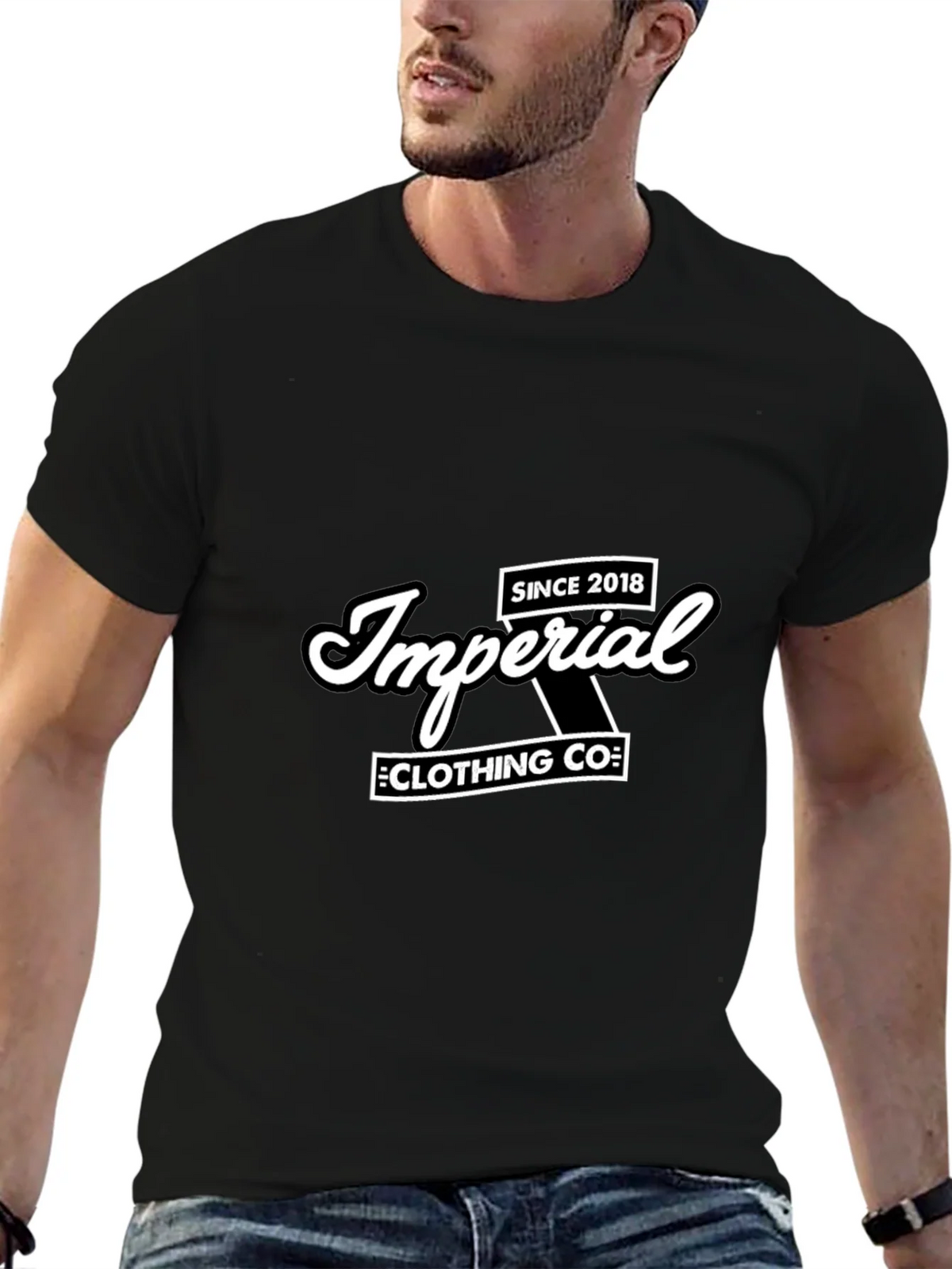 Imperial Clothing Co. Black Graphic Tee