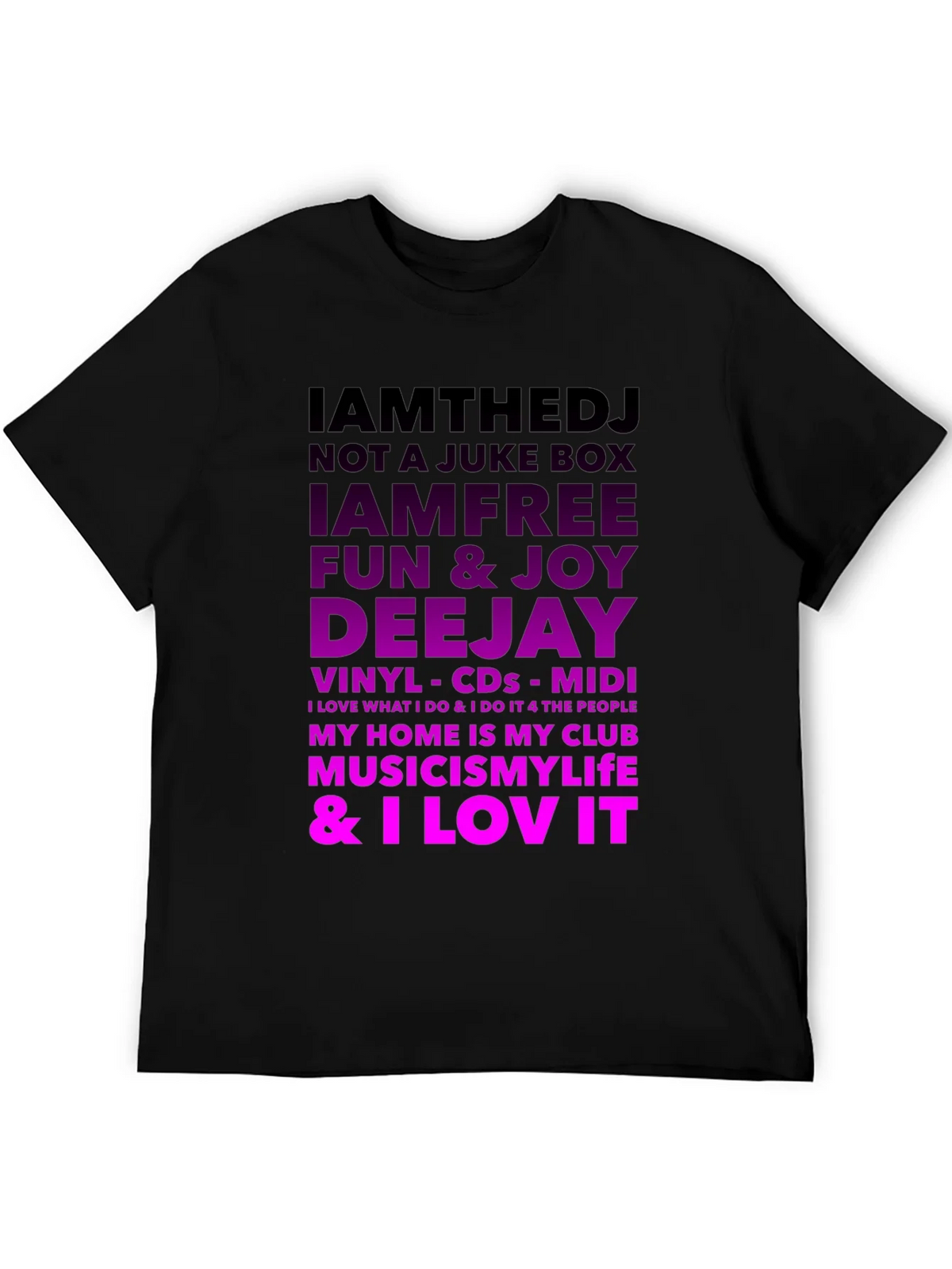 I Am The DJ Graphic T-Shirt