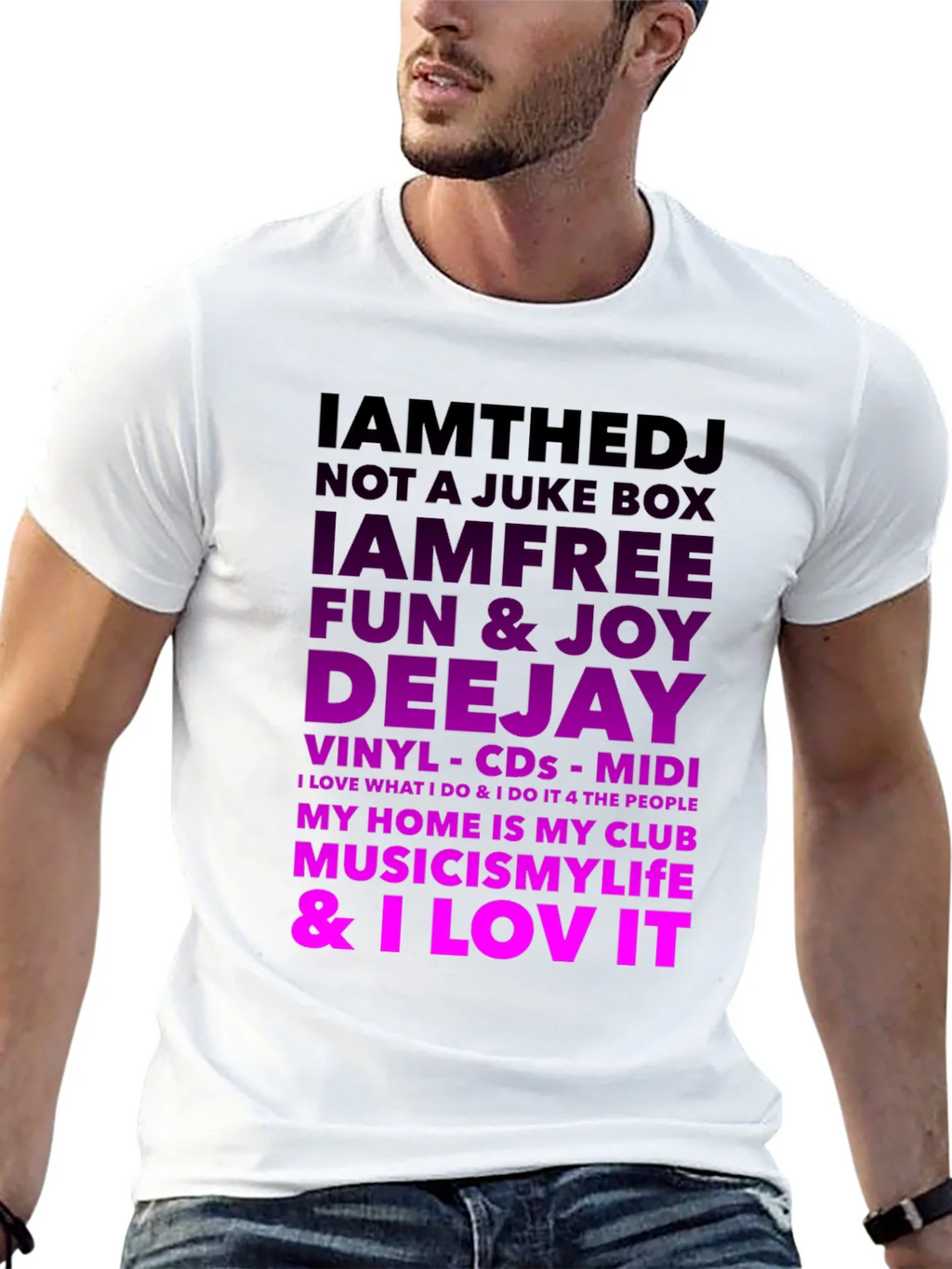 I Am The DJ Graphic T-Shirt