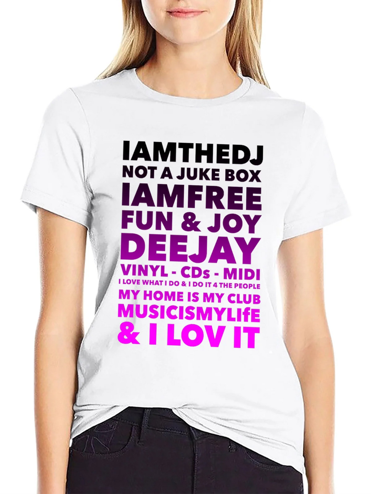 I Am The DJ Graphic T-Shirt