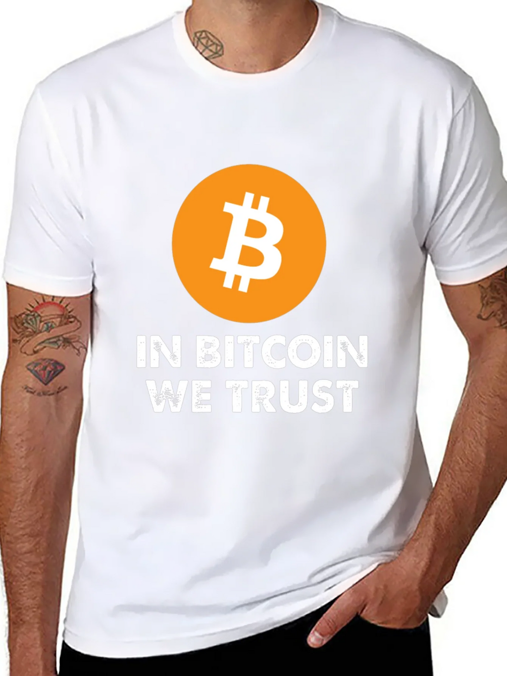 In Bitcoin We Trust Black T-Shirt