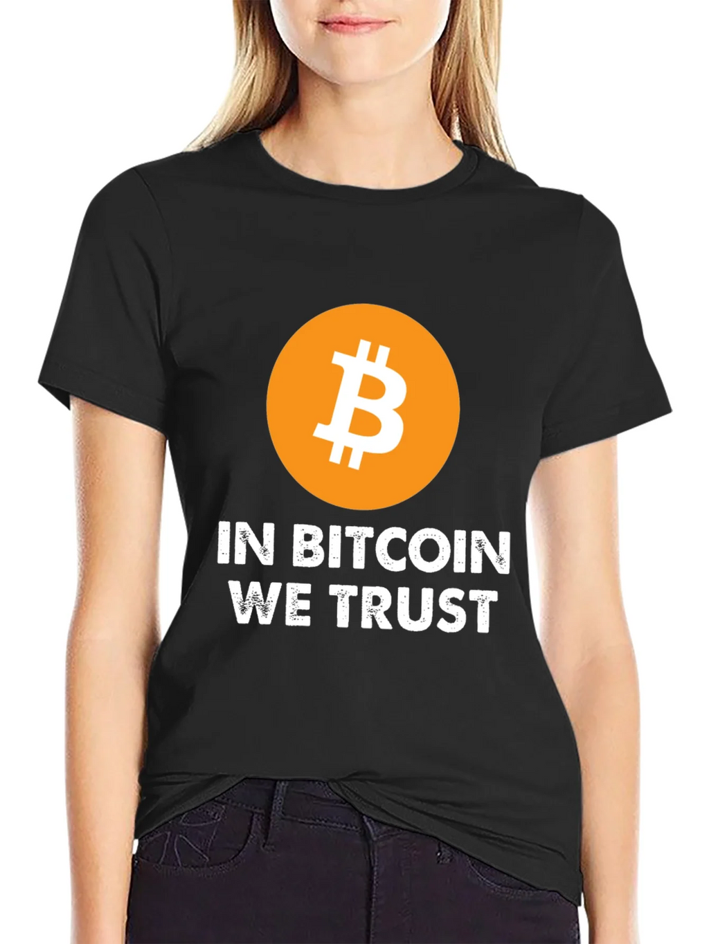In Bitcoin We Trust Black T-Shirt