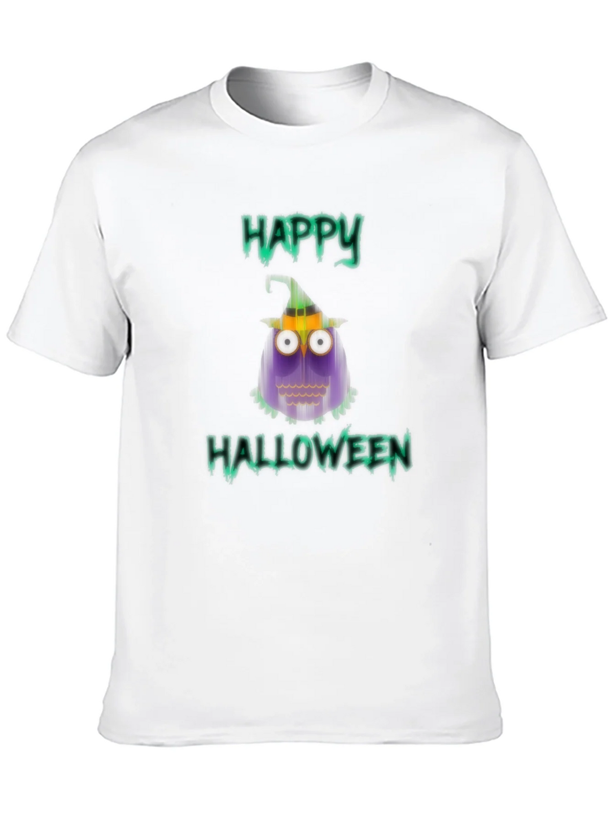 Happy Halloween Owl T-Shirt - Spooky Season Tee